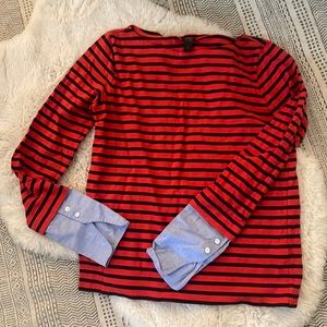 Jcrew Striped Long Sleeve